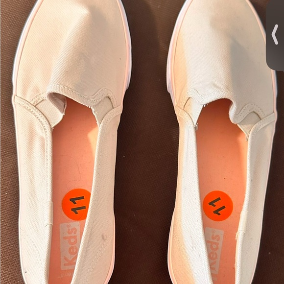 NWOT Keds Double Decker Canvas Washable Slip On Sneaker BE Women Beigen - Picture 5 of 5